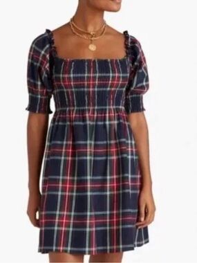Hill House Athena in Navy Tartan